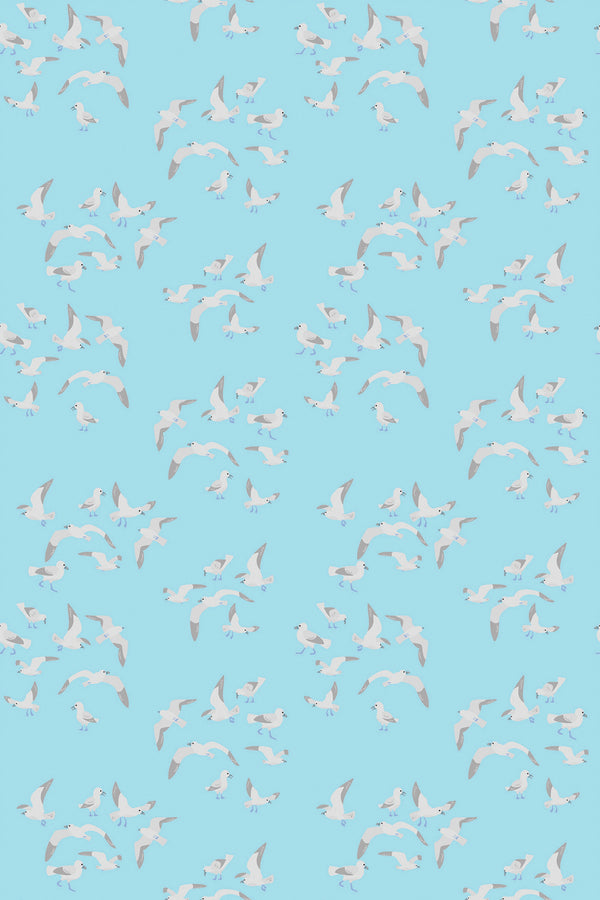 seagulls wallpaper pattern repeat
