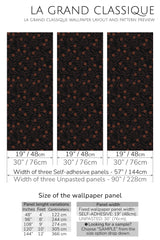 bold citrus peel and stick wallpaper specifiation