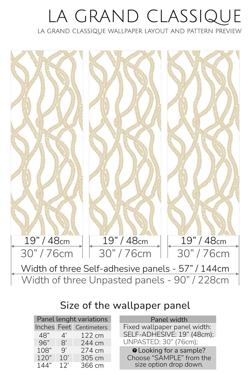 leaf stripe peel and stick wallpaper specifiation