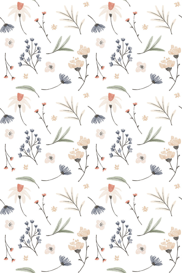 Light watercolor floral