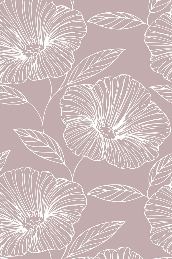 Floral line art