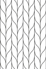 Knitted stripe