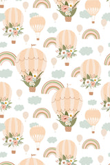 air balloon wallpaper pattern repeat