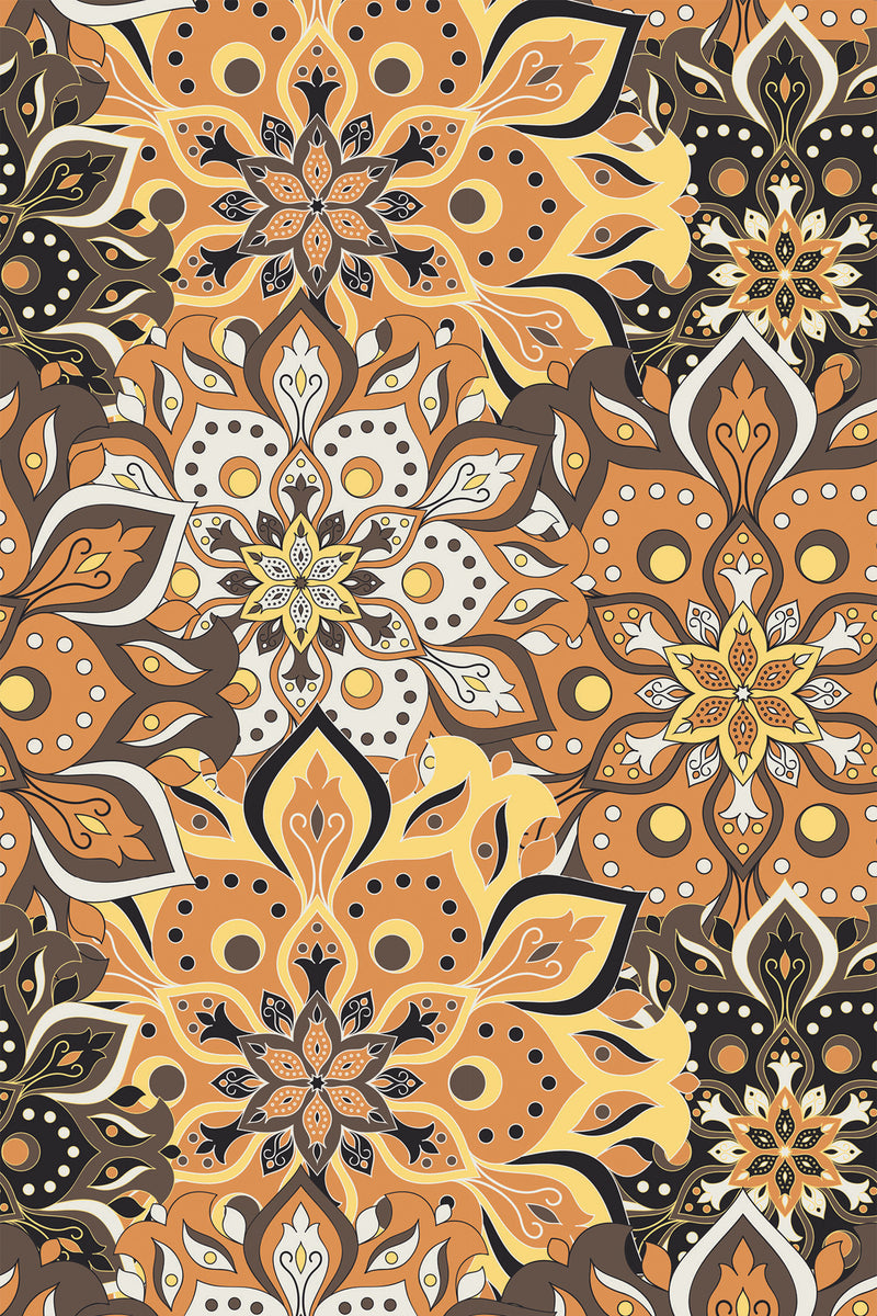 colorful mandala wallpaper pattern repeat