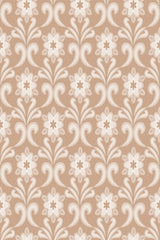 retro damask wallpaper pattern repeat