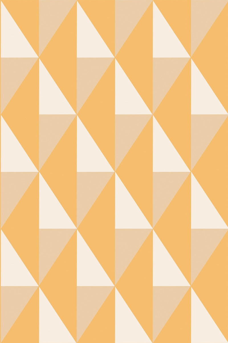 orange geometric wallpaper pattern repeat