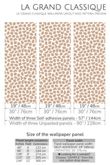 painted dots peel and stick wallpaper specifiation