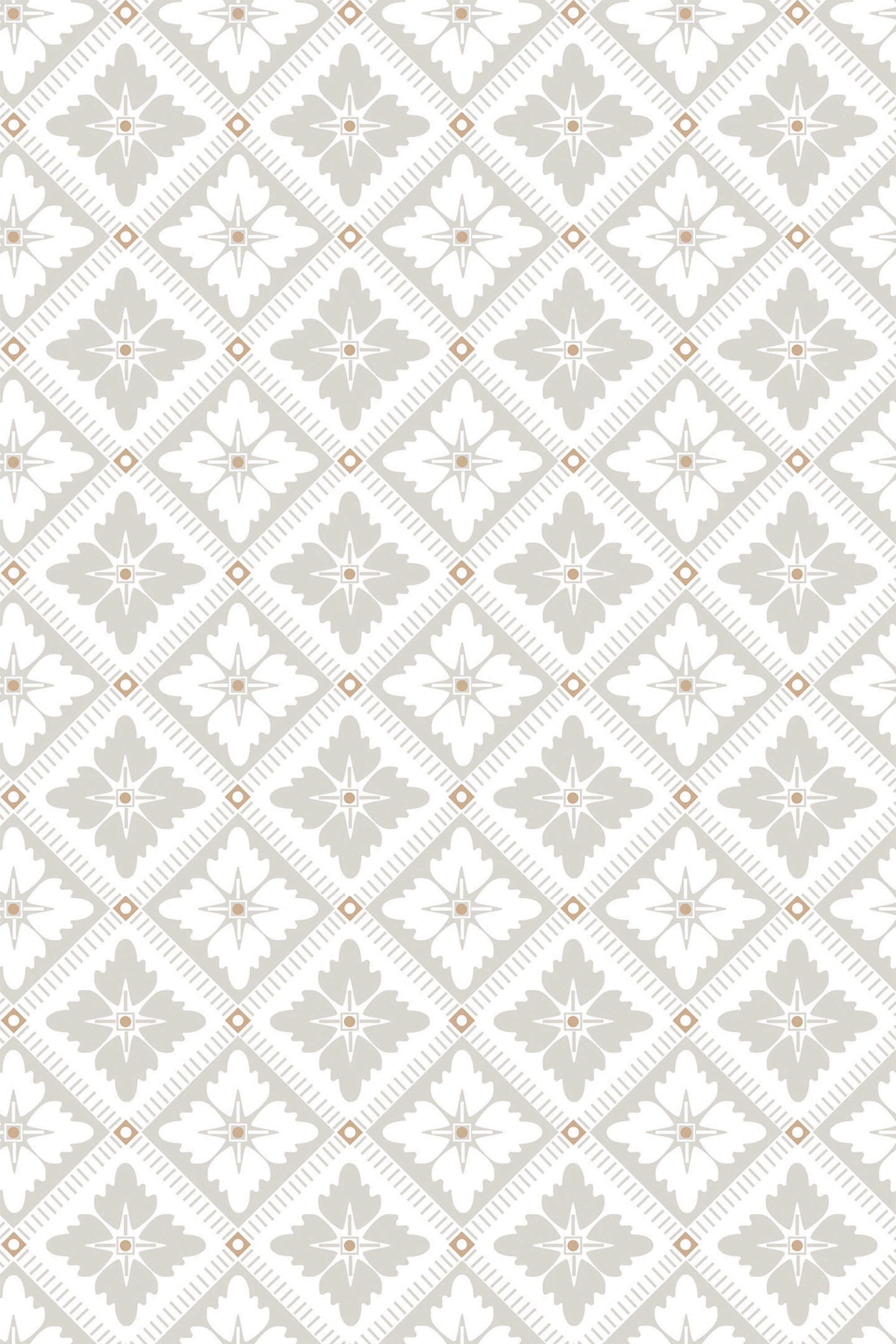 Neutral Vintage Tile Removable or Traditional Wallpaper – La Grand ...