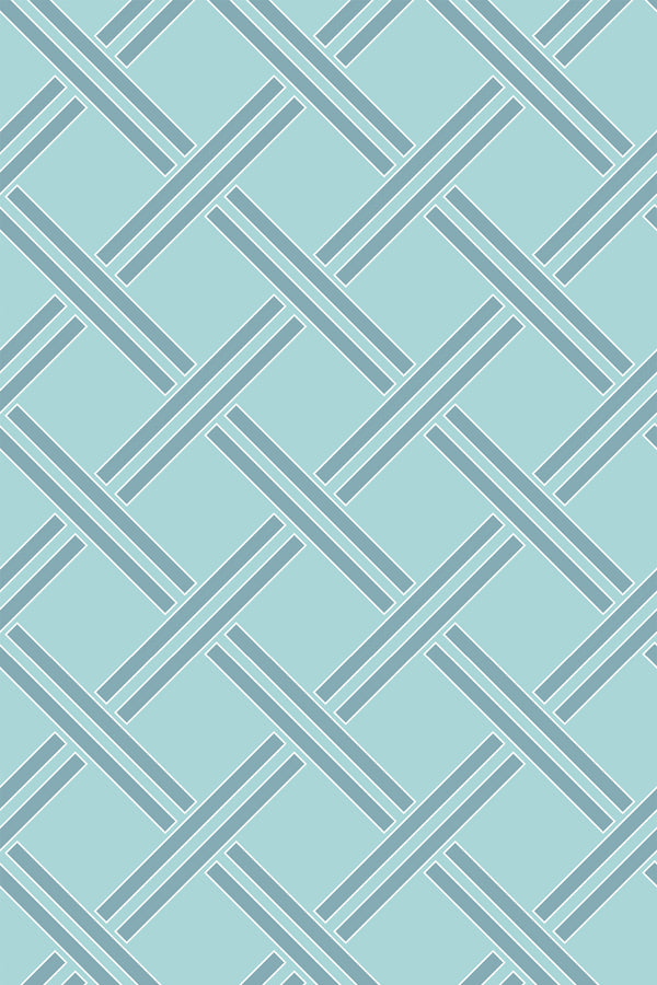 light blue geometric wallpaper pattern repeat