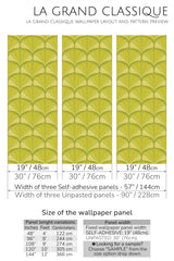 green arch peel and stick wallpaper specifiation