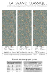 vintage space peel and stick wallpaper specifiation