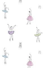 ballerina wallpaper pattern repeat