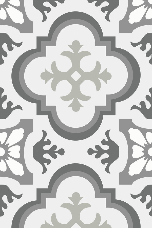 gray french tile wallpaper pattern repeat