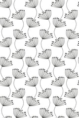 Aesthetic floral line