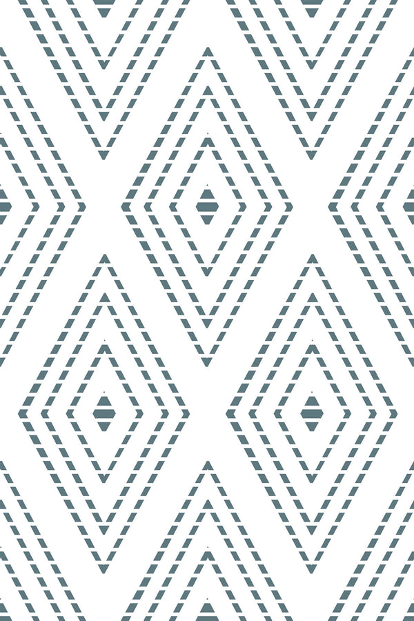 dotted rhombus wallpaper pattern repeat