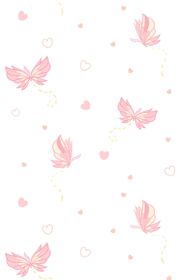 pink butterfly wallpaper pattern repeat