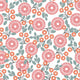Vintage pink rose Wallpaper