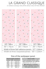 kawaii peel and stick wallpaper specifiation