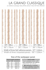abstract stripe peel and stick wallpaper specifiation