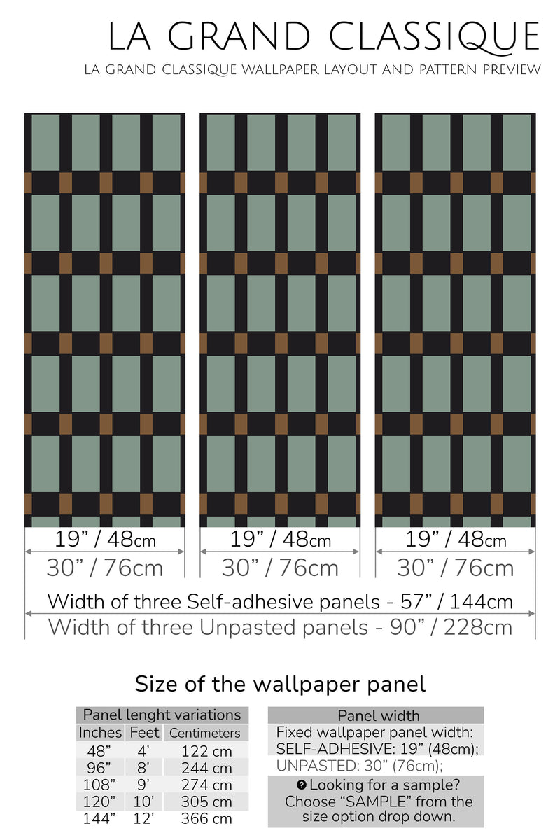 dark blue geometric peel and stick wallpaper specifiation