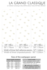 minimalist peel and stick wallpaper specifiation