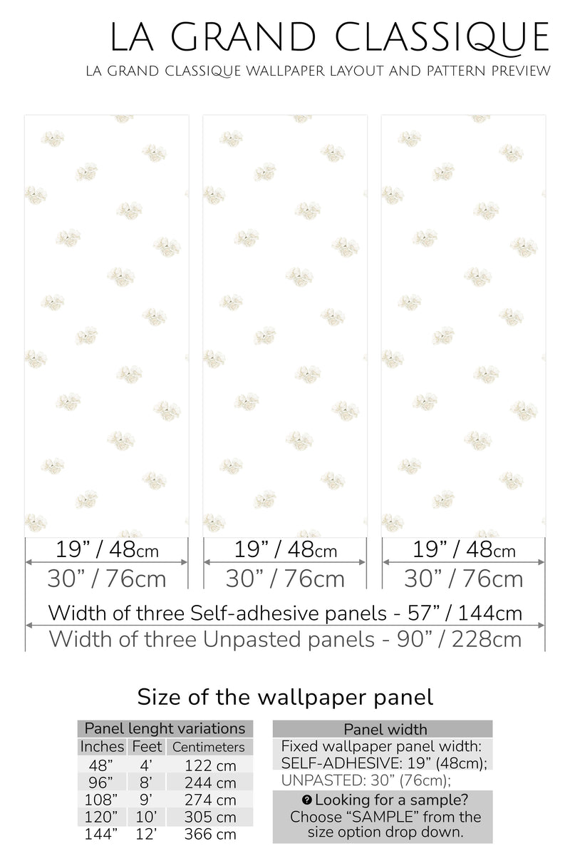 minimalist peel and stick wallpaper specifiation