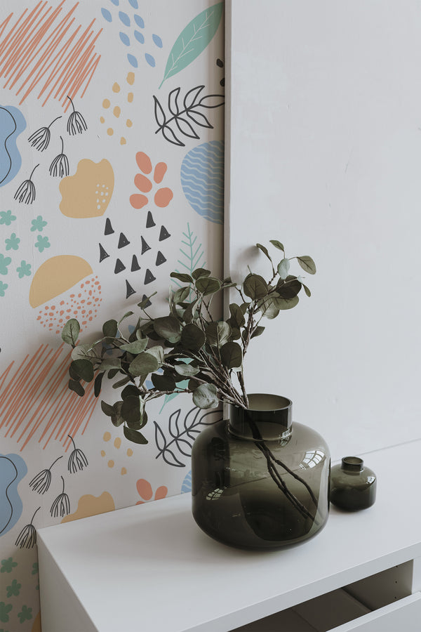 home decor plant decorative vase living room bohemian pattern
