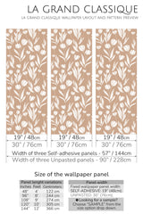 nursery tulip peel and stick wallpaper specifiation