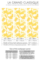 watercolor peel and stick wallpaper specifiation