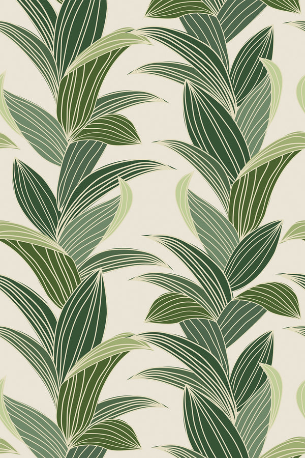tropical leaf wallpaper pattern repeat