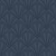 Dark blue Art Deco Wallpaper