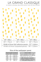 painted dot peel and stick wallpaper specifiation