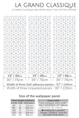 cube peel and stick wallpaper specifiation