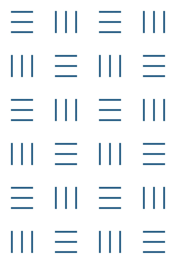 Geometric kitchen pattern