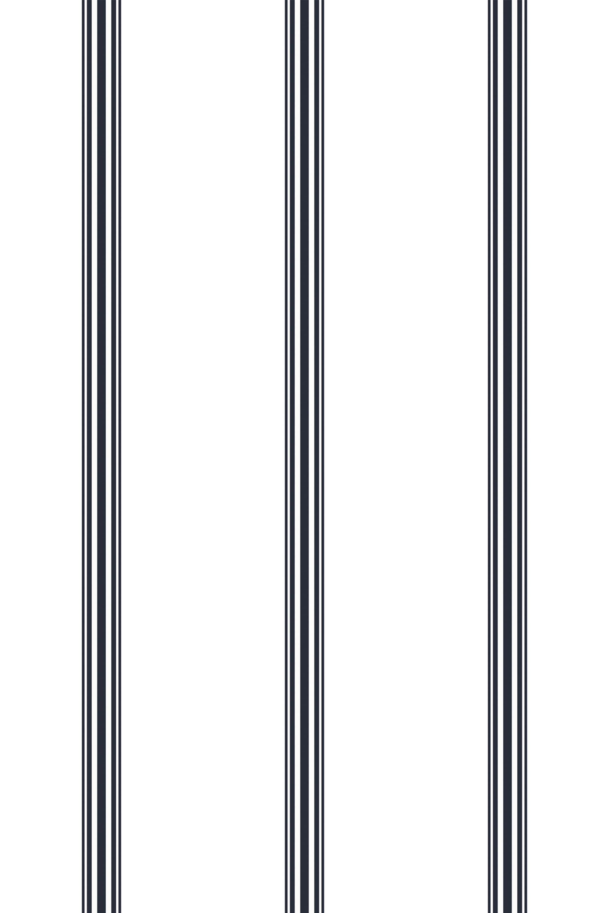 Aesthetic wallpaper with simple vertical black stripes on a white background, creating a timeless and minimalist look, peel and stick removable wallpaper.