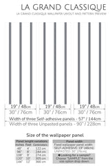 aesthetic striped print peel and stick wallpaper specifiation
