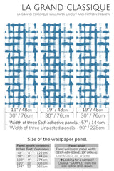 grid peel and stick wallpaper specifiation