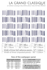 brush peel and stick wallpaper specifiation