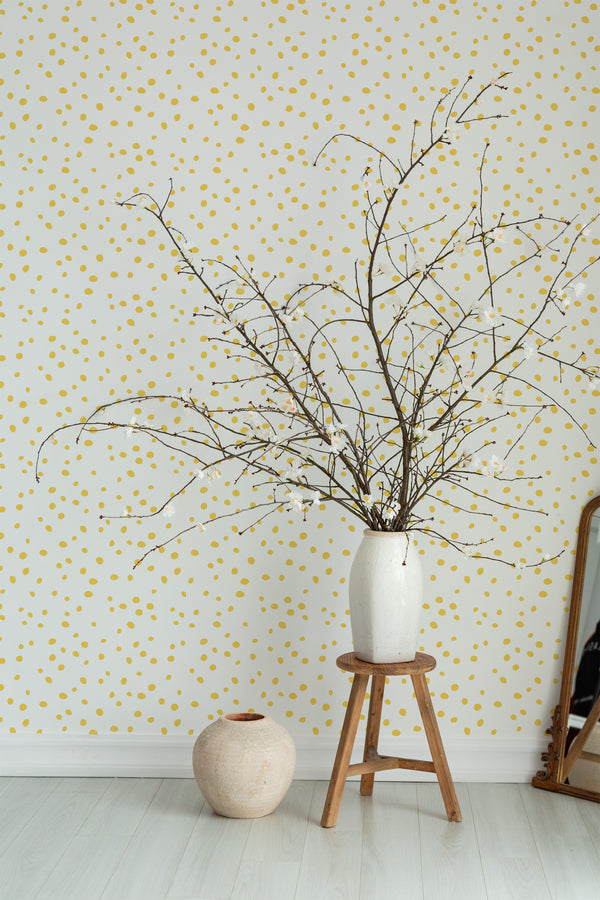 decorative plant vase wooden stool living room dalmatian decor