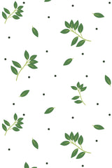 leaf dots wallpaper pattern repeat
