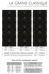 the great gatsby peel and stick wallpaper specifiation