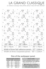 cute animal peel and stick wallpaper specifiation