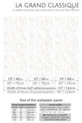 aesthetic floral design peel and stick wallpaper specifiation