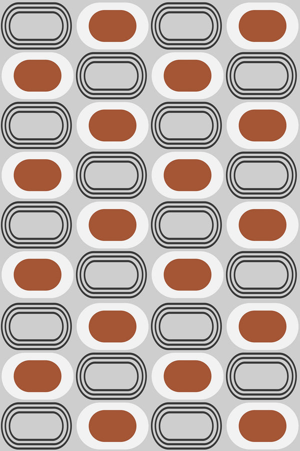 mid-century geometric wallpaper pattern repeat