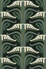 art nouveau wallpaper pattern repeat