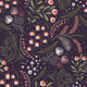 Dark floral garden Wallpaper
