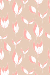 nursery leaves wallpaper pattern repeat