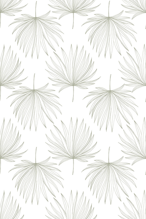 french leaf wallpaper pattern repeat