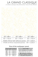 big floral nursery peel and stick wallpaper specifiation