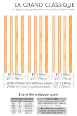 aesthetic striped peel and stick wallpaper specifiation